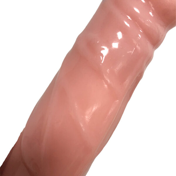 Yiwu Love 21 Cm. Realistik Doku Titreşimli Esnek Ten Rengi Vibratör - Görsel 4
