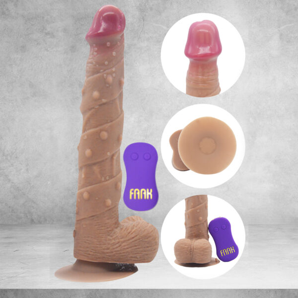 Dr.Love USB Şarjlı Uzaktan Kumandalı Ultra Realistik Penis - ''Retardex Genital Bölge Koku Giderici Hediyeli''