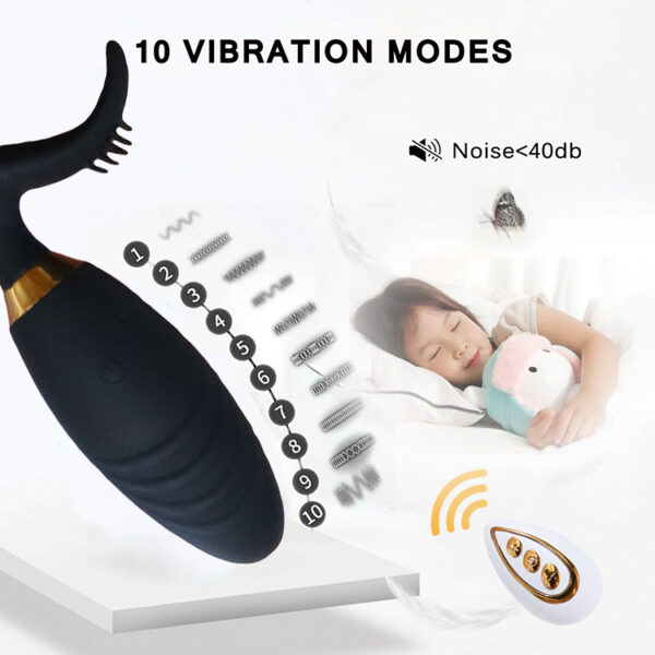 Yiwu Love 11 Cm. - USB Şarjlı - 10 Farklı Titreşim Modlu - Uzaktan Kumandalı - Klitoris Uyarıcılı - Teknolojik Vibratör - Görsel 2