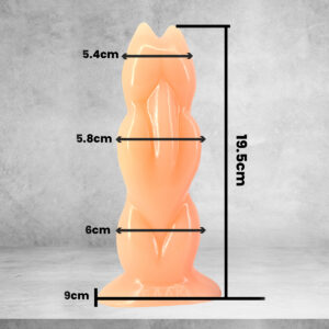Dr.Love Boğumlu Büyük Boy Anal Plug & Dildo - ''Retardex Genital Bölge Koku Giderici Hediyeli''