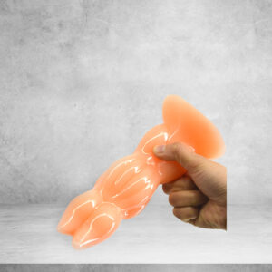 Dr.Love Boğumlu Büyük Boy Anal Plug & Dildo - ''Retardex Genital Bölge Koku Giderici Hediyeli''