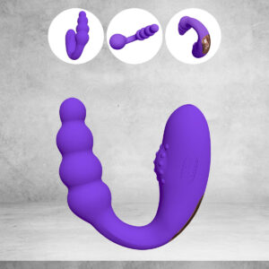 Dr.Love USB Şarjlı Anal & Vajinal Ultra Lüx Vibratör - ''Retardex Genital Bölge Koku Giderici Hediyeli''