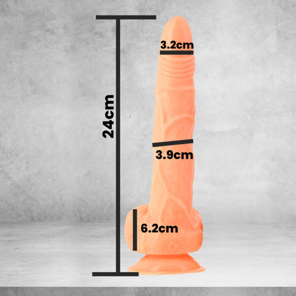 Dr.Love Anal & Vajinal Realistik Penis - ''Retardex Genital Bölge Koku Giderici Hediyeli'' - Görsel 2