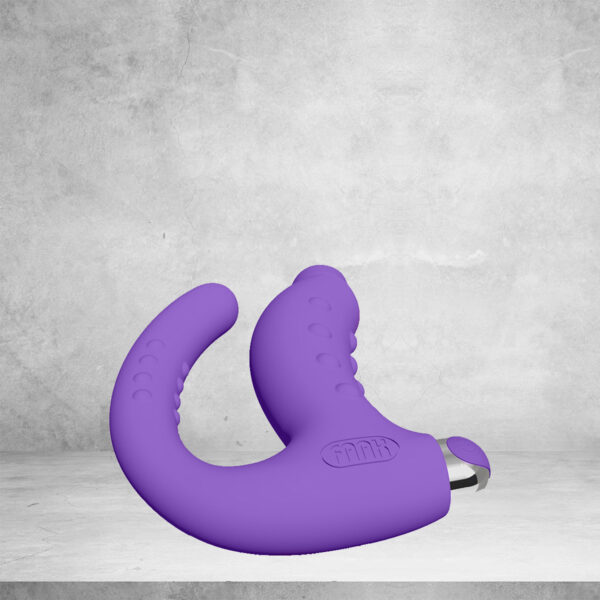 Dr.Love USB Şarjlı Anal & Vajinal Ultra Lüx Çatal Vibratör - ''Retardex Genital Bölge Koku Giderici Hediyeli'' - Görsel 2