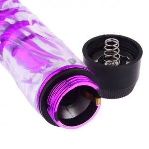 Renkli Fantazi Jelly Vibratör (Pembe)