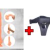 Dr.Love Anal & Vajinal Realistik Penis - Belden Bağlamalı Kemerli