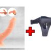 Dr.Love Anal & Vajinal Realistik Penis - Belden Bağlamalı Kemerli