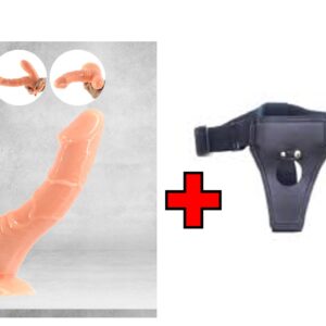 Dr.Love Anal & Vajinal Realistik Penis - Belden Bağlamalı Kemerli