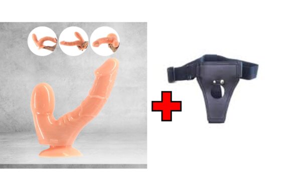 Dr.Love Anal & Vajinal Realistik Penis - Belden Bağlamalı Kemerli