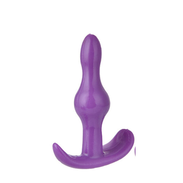 Tekli Yumuşak Silikon Anal Plug (Siyah) - Görsel 3