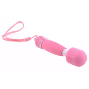 Sihirli Değnek - Su Geçirmez Yumuşak Klitoris Masaj Vibratör (Pembe)