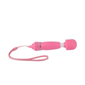 Sihirli Değnek - Su Geçirmez Yumuşak Klitoris Masaj Vibratör (Pembe)