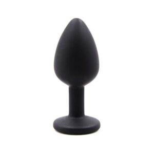 Su Geçirmez Silikon Anal Plug (Siyah)