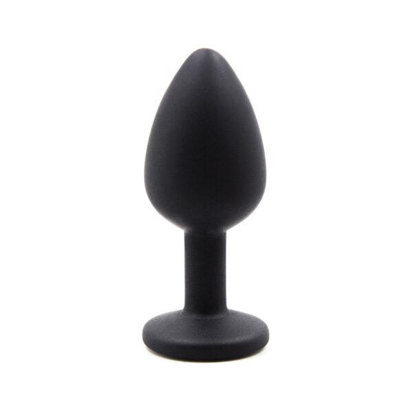 Su Geçirmez Silikon Anal Plug (Siyah)