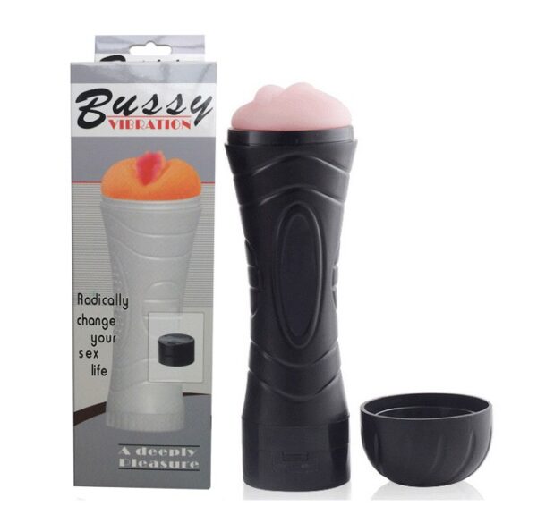Bussy Titreşimli Yapay Vajina Yüksek Kalite Erkek Mastürbatör     ''Retardex Genital Bölge Koku Giderici Hediyeli'' - Görsel 12