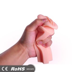 ROHS Dokunmatik Realistik Dokulu Erkek Masturbatör (Mavi&Beyaz)