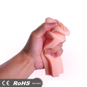 ROHS Dokunmatik Realistik Dokulu Erkek Masturbatör (Siyah&Beyaz)