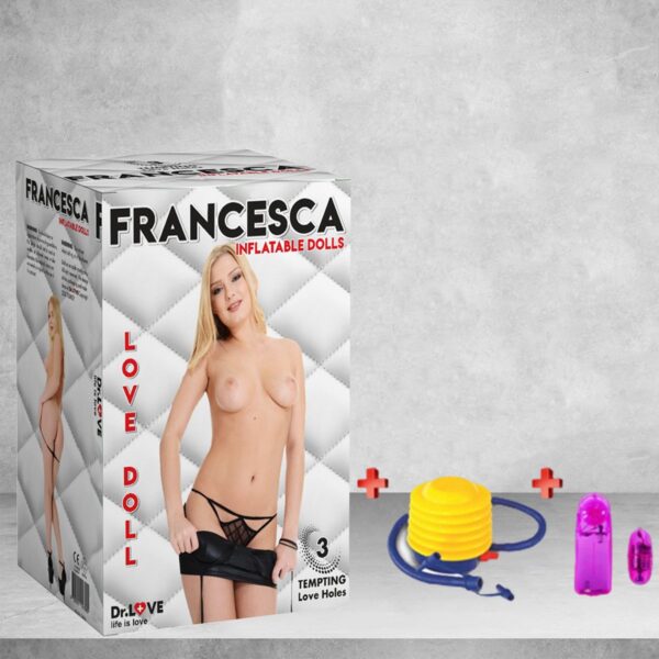 FRANCESCA 3 İŞLEVLİ TİTREŞİMLİ KONUŞABİLEN ULTRA REALİSTİK ŞİŞME BEBEK KADIN MANKEN     ''Retardex Genital Bölge Koku Giderici Hediyeli''
