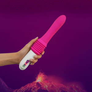 USB Şarjlı - 10 Farklı Titreşim Modlu İleri-Geri Kendinden Hareketli - Her Türlü Yüzeye Monte Edilebilen Ultra Lüx Doku Teleskobik Vibratör (Mor) ''Retardex Genital Bölge Koku Giderici Hediyeli''