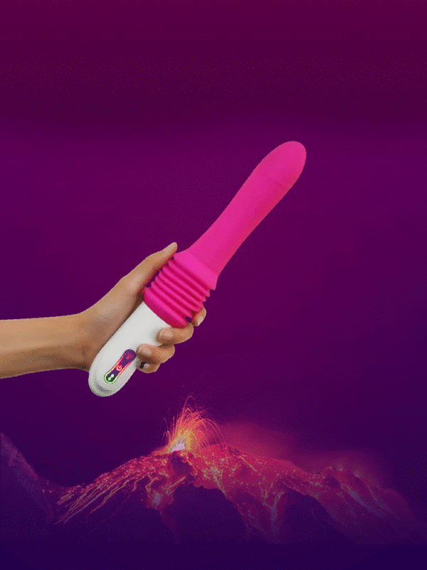 USB Şarjlı - 10 Farklı Titreşim Modlu İleri-Geri Kendinden Hareketli - Her Türlü Yüzeye Monte Edilebilen Ultra Lüx Doku Teleskobik Vibratör (Mor) ''Retardex Genital Bölge Koku Giderici Hediyeli'' - Görsel 2