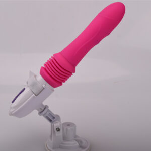 USB Şarjlı - 10 Farklı Titreşim Modlu İleri-Geri Kendinden Hareketli - Her Türlü Yüzeye Monte Edilebilen Ultra Lüx Doku Teleskobik Vibratör (Pembe) ''Retardex Genital Bölge Koku Giderici Hediyeli''