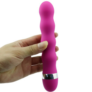 XESE - Boğumlu 3 Nokta Titreşimli Ultra Lüx Doku Cep Vibratör (Pembe)