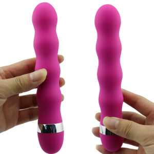 XESE - Boğumlu 3 Nokta Titreşimli Ultra Lüx Doku Cep Vibratör (Pembe)