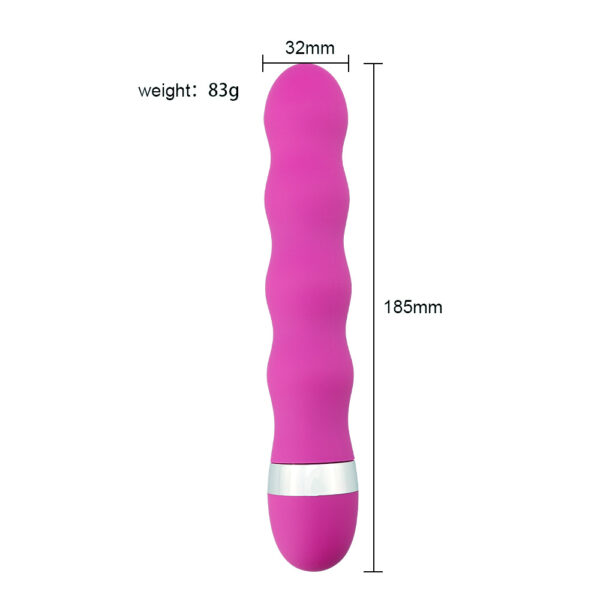 XESE - Boğumlu 3 Nokta Titreşimli Ultra Lüx Doku Cep Vibratör (Pembe) - Görsel 3