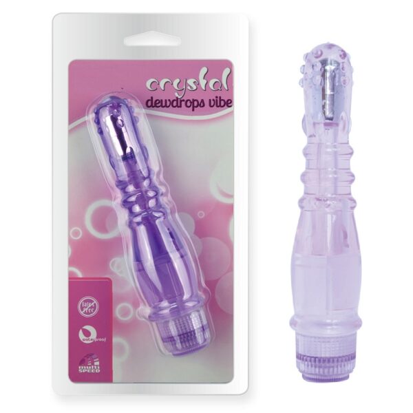 G-Spot Crystal Rulette Boncuk Başlı Vibratör (Mor)     ''Retardex Genital Bölge Koku Giderici Hediyeli'' - Görsel 3