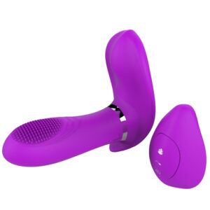 The Love Of Phantom - Kablosuz Kumandalı Külot içi Ultra Lüx Doku Vibratör (Mor) ''Retardex Genital Bölge Koku Giderici Hediyeli''