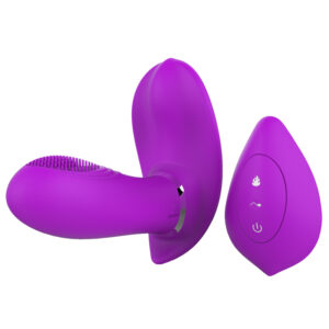 The Love Of Phantom - Kablosuz Kumandalı Külot içi Ultra Lüx Doku Vibratör (Mor) ''Retardex Genital Bölge Koku Giderici Hediyeli''