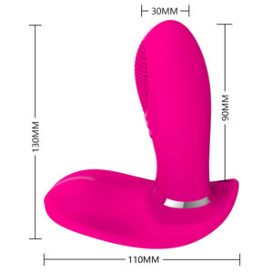 The Love Of Phantom - Kablosuz Kumandalı Külot içi Ultra Lüx Doku Vibratör (Pembe) ''Retardex Genital Bölge Koku Giderici Hediyeli''