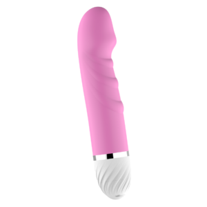 Renkli G-Spot Ultra Lüx Dokulu Silikon Vibratör (Fuşya)     ''Retardex Genital Bölge Koku Giderici Hediyeli''