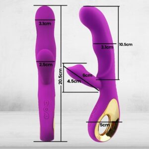 Dr.Love USB Şarjlı Çift Motorlu Klitoris Uyarıcılı Ultra Lux Vibratör - ''Retardex Genital Bölge Koku Giderici Hediyeli''