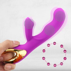 Dr.Love USB Şarjlı Çift Motorlu Klitoris Uyarıcılı Ultra Lux Vibratör - ''Retardex Genital Bölge Koku Giderici Hediyeli''