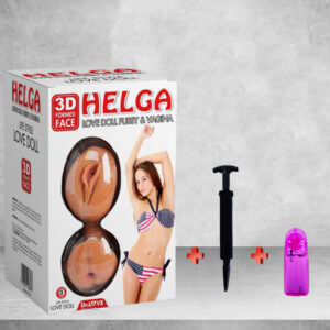 HELGA 2 İŞLEVLİ TİTREŞİMLİ ULTRA REALİSTİK ŞİŞME BEBEK KADIN MANKEN     ''Retardex Genital Bölge Koku Giderici Hediyeli''