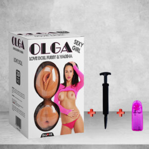 OLGA 2 İŞLEVLİ TİTREŞİMLİ ULTRA REALİSTİK ŞİŞME BEBEK KADIN MANKEN     ''Retardex Genital Bölge Koku Giderici Hediyeli''