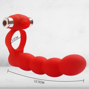 Dr.Love Titreşimli Penis Halkası & Anal Vibratör - ''Retardex Genital Bölge Koku Giderici Hediyeli''