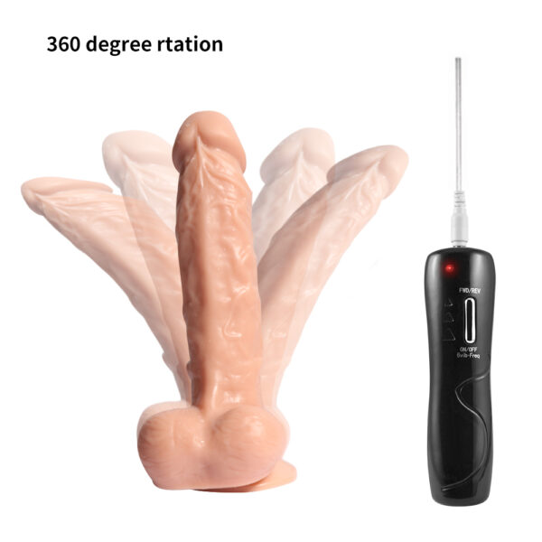 DİLDO Süper Realistik Motorlu Vantuzlu Damarlı Vibratör     ''Retardex Genital Bölge Koku Giderici Hediyeli'' - Görsel 10
