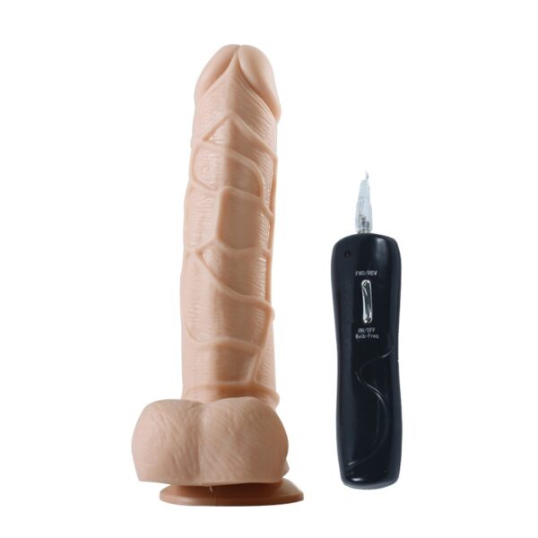 DİLDO Süper Realistik Motorlu Vantuzlu Damarlı Vibratör     ''Retardex Genital Bölge Koku Giderici Hediyeli'' - Görsel 3