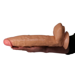 XXLarge - 30 Cm. - Ultra Realistik Büyük Kalın Vantuzlu Damarlı Testisli - Belden Bağlamalı Kemerli Vibratör (Ten Rengi) ''Retardex Genital Bölge Koku Giderici Hediyeli''
