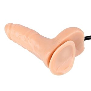 Şişebilen Vantuzlu Tam Realistik Penis Vibratör (Ten Rengi)     ''Retardex Genital Bölge Koku Giderici Hediyeli''