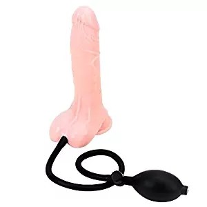Şişebilen Vantuzlu Tam Realistik Penis Vibratör (Ten Rengi)     ''Retardex Genital Bölge Koku Giderici Hediyeli''