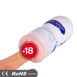 ROHS Dokunmatik Realistik Dokulu Erkek Masturbatör (Mavi&Beyaz)