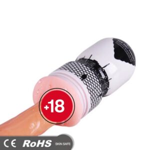 ROHS Dokunmatik Realistik Dokulu Erkek Masturbatör (Siyah&Beyaz)