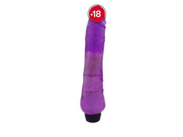 G-Spot Slikon Renkli Motorlu Vibratör (Jelly Mor)     ''Retardex Genital Bölge Koku Giderici Hediyeli''