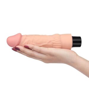 Softee 10 Titreşimli Realistik Penis Vibratör Dildo 21cm2