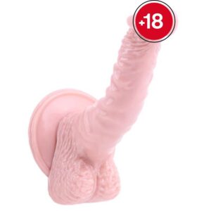 Vantuzlu Tam Realistik Gerçek Doku 20cm Vibratör ''Retardex Genital Bölge Koku Giderici Hediyeli''