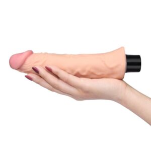 Softee 10 Titreşimli Realistik Penis Vibratör Dildo 21cm2