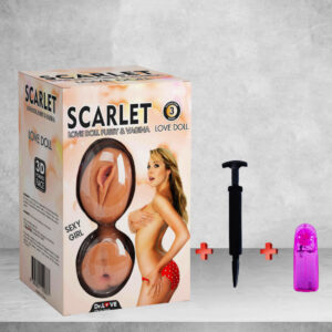 SCARLETT 2 İŞLEVLİ TİTREŞİMLİ ULTRA REALİSTİK ŞİŞME BEBEK KADIN MANKEN     ''Retardex Genital Bölge Koku Giderici Hediyeli''